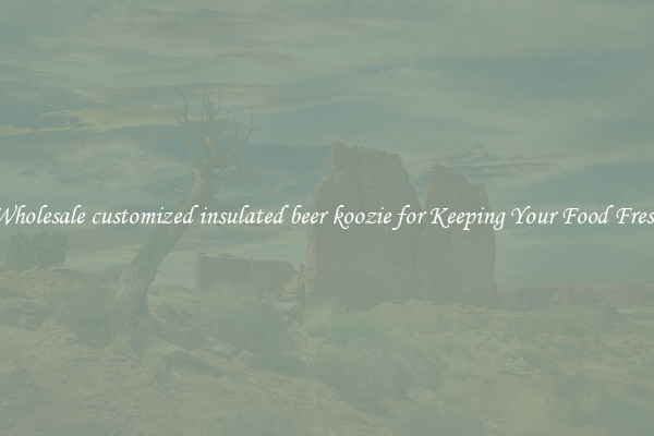 Wholesale customized insulated beer koozie for Keeping Your Food Fresh