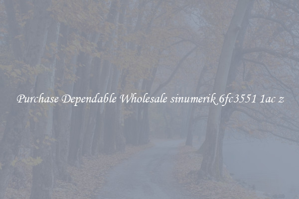 Purchase Dependable Wholesale sinumerik 6fc3551 1ac z